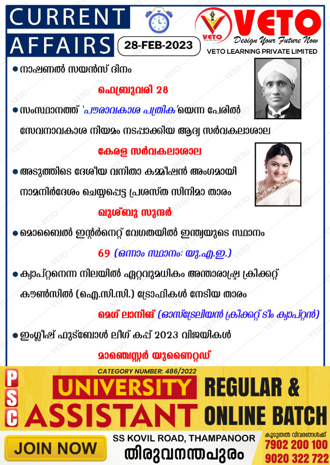 CURRENT AFFAIRS